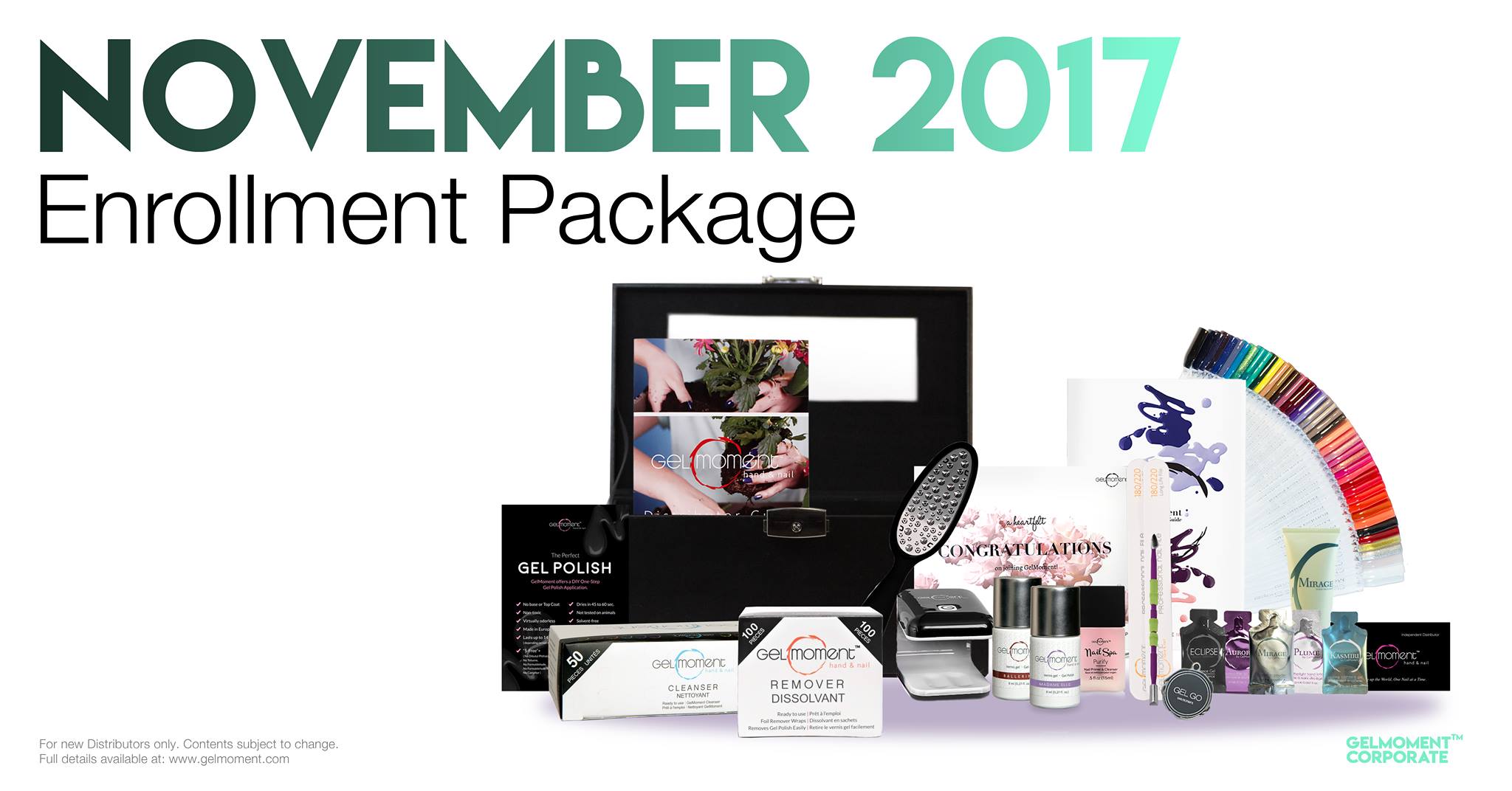 GelMoment November Enrollment Package